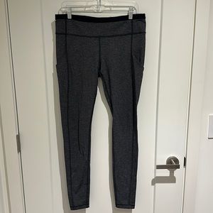 Lululemon Chevron Black and Gray Legging